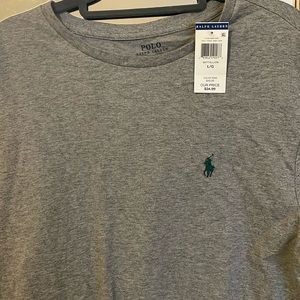 Men’s polo Ralph Lauren T Shirt gray new with tags